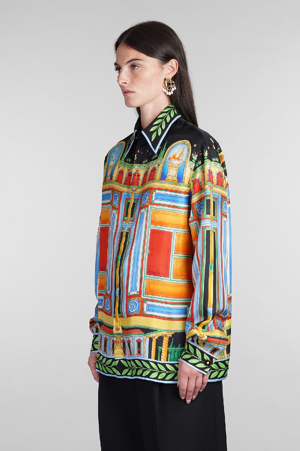 Deliberti Casablanca Camicia in seta multicolor cod. 404997 - Deliberti The Luxury Shopping Nuovo