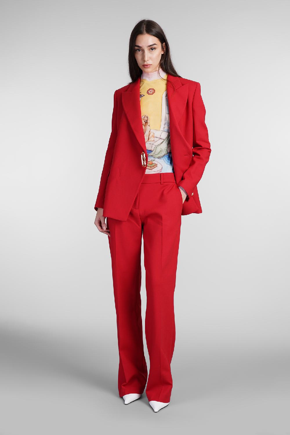 Deliberti Casablanca Blazer in lana rossa cod. 409063 - Deliberti The Luxury Shopping Promozione