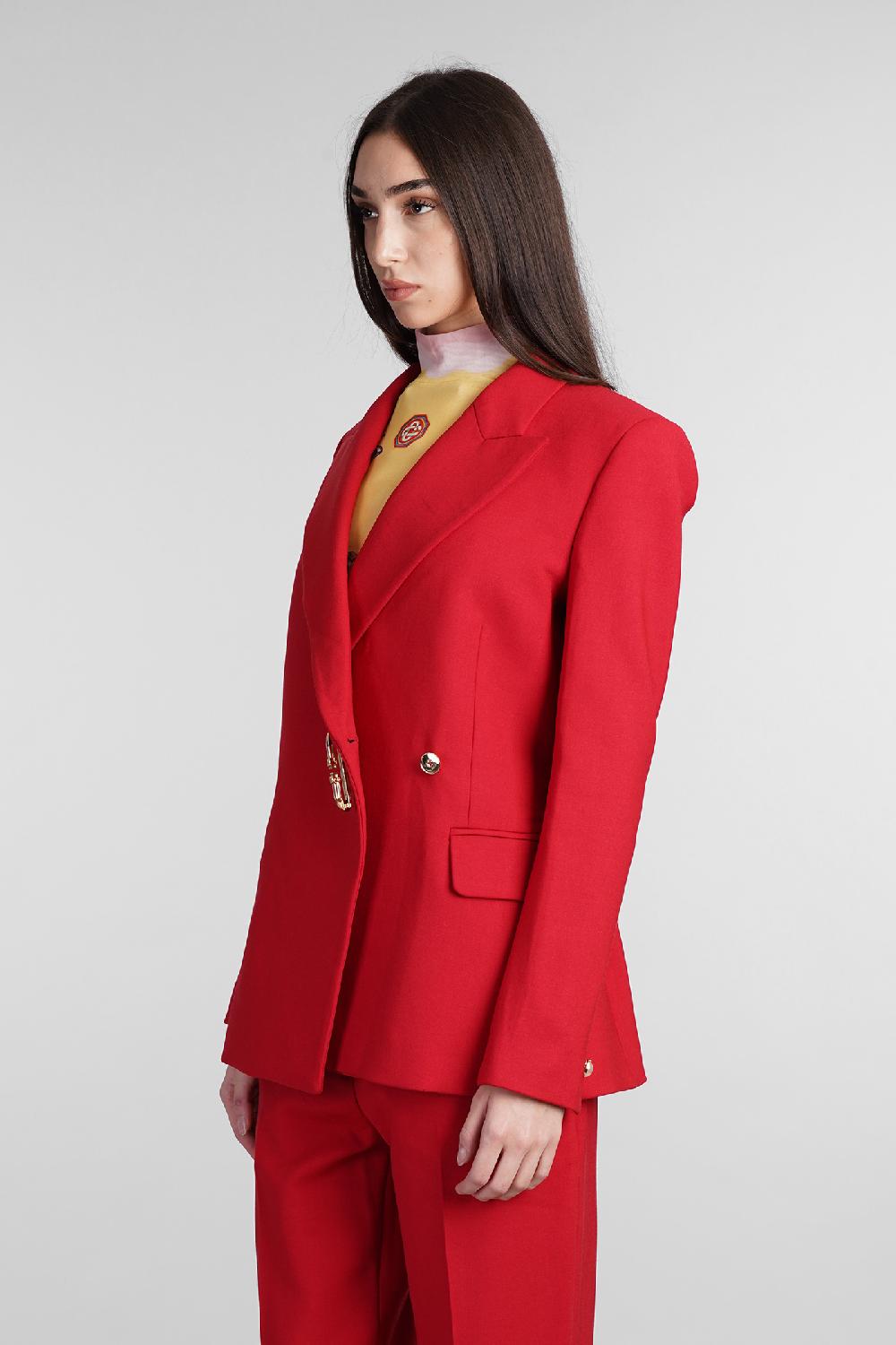 Deliberti Casablanca Blazer in lana rossa cod. 409063 - Deliberti The Luxury Shopping Promozione