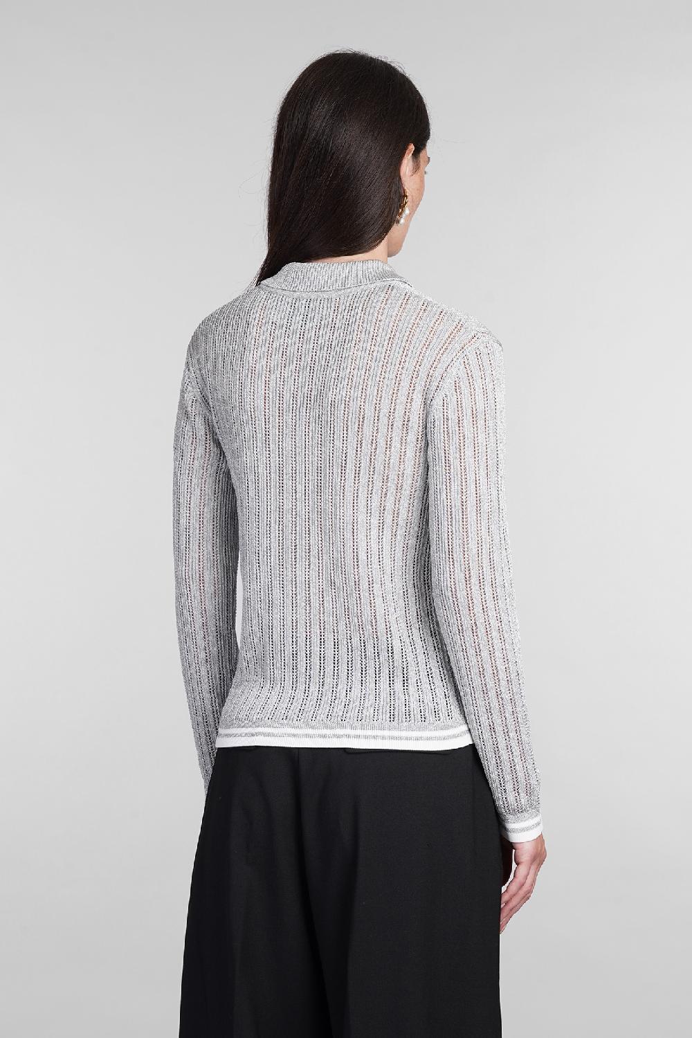 Deliberti Casablanca Polo in viscosa grigia cod. 405000 - Deliberti The Luxury Shopping Soddisfazione Garantita