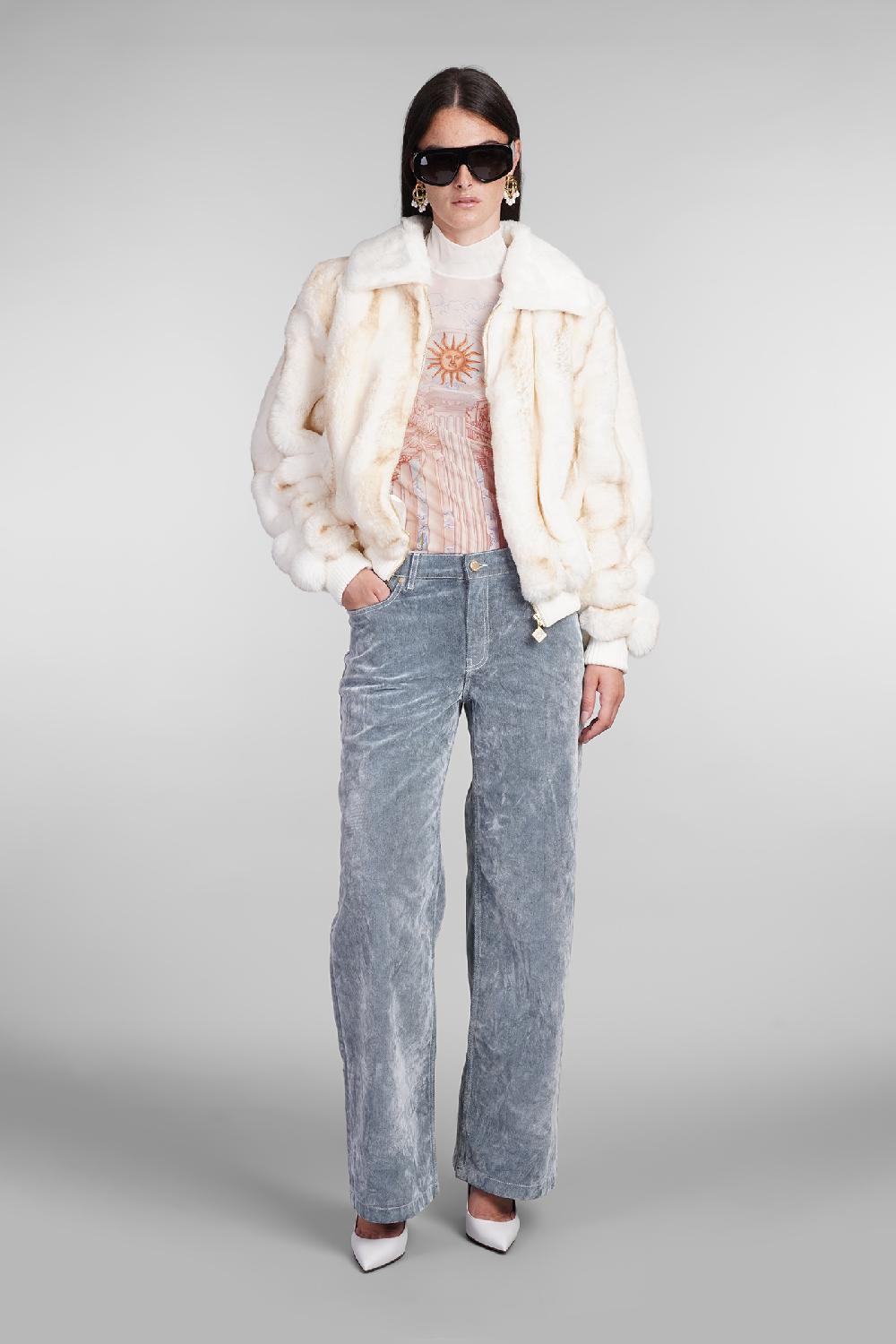 Deliberti Casablanca Pelliccia in poliestere beige cod. 405001 - Deliberti The Luxury Shopping Negozi Online