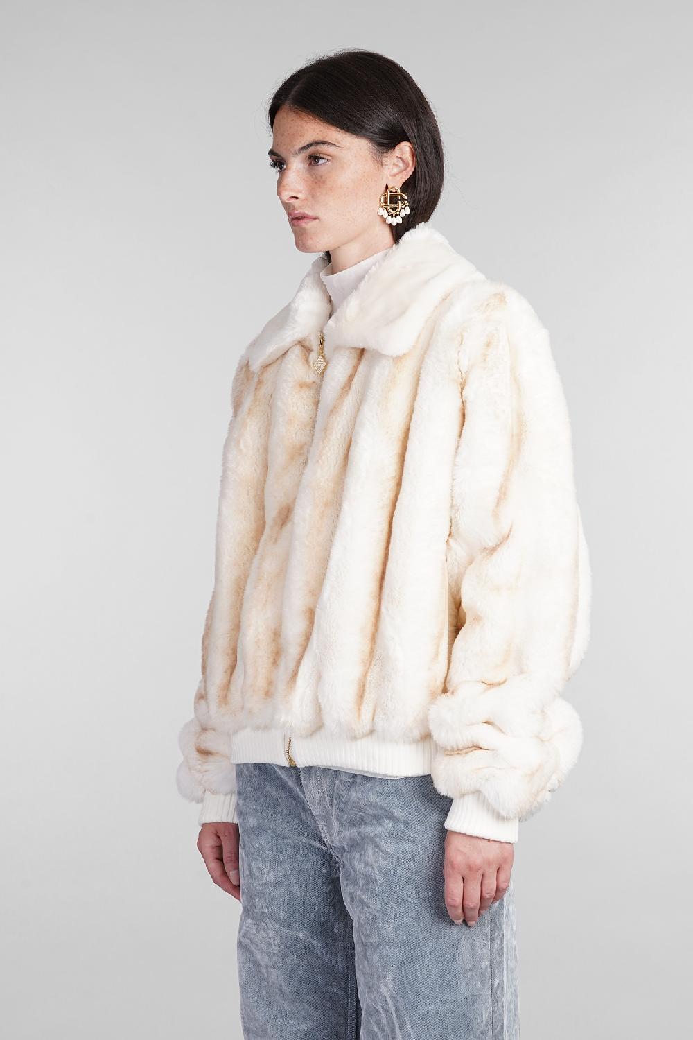 Deliberti Casablanca Pelliccia in poliestere beige cod. 405001 - Deliberti The Luxury Shopping Negozi Online