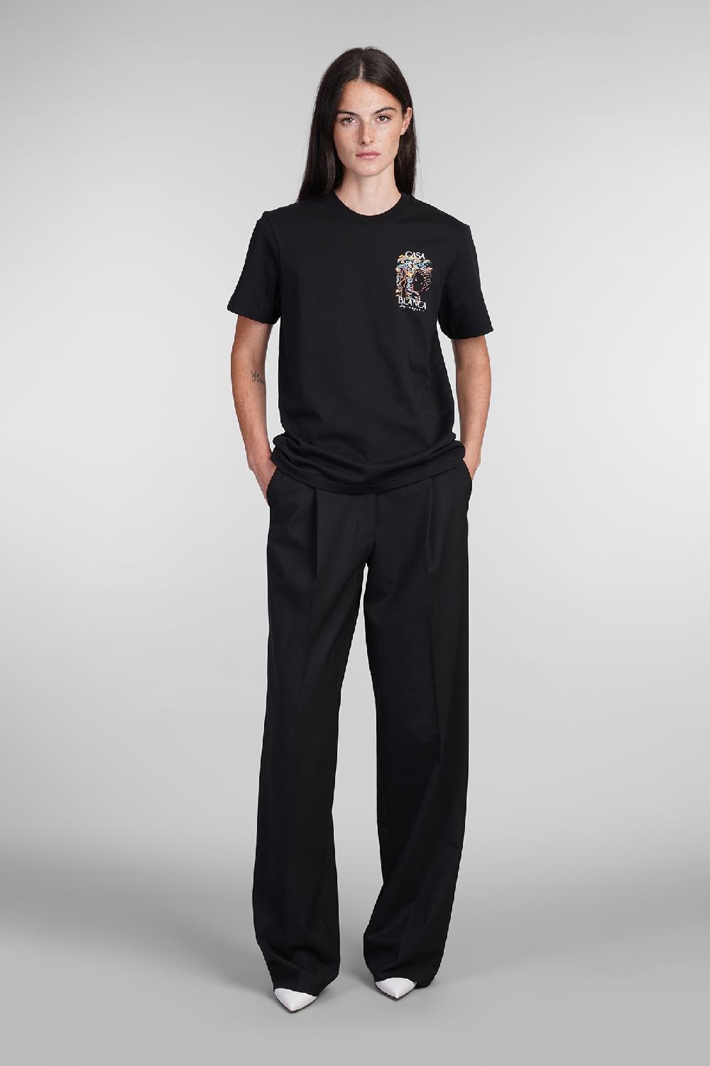 Deliberti Casablanca T-shirt in cotone nero cod. 403115 - Deliberti The Luxury Shopping Promozione Limitata