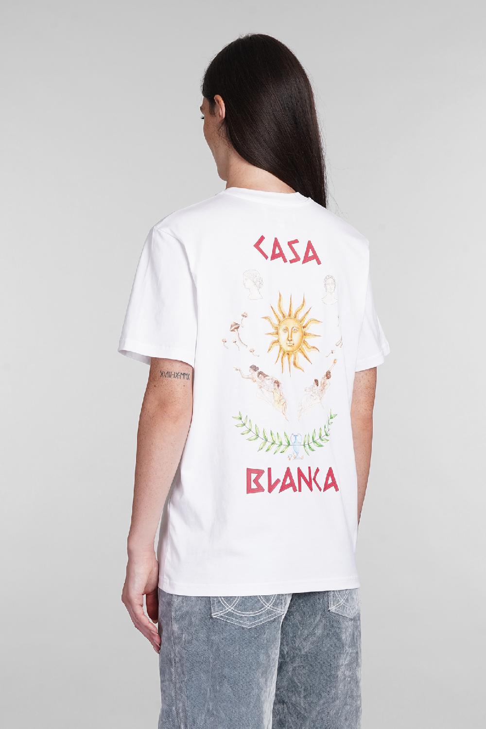Deliberti Casablanca T-shirt in cotone bianco cod. 403116 - Deliberti The Luxury Shopping Fino Al -60%