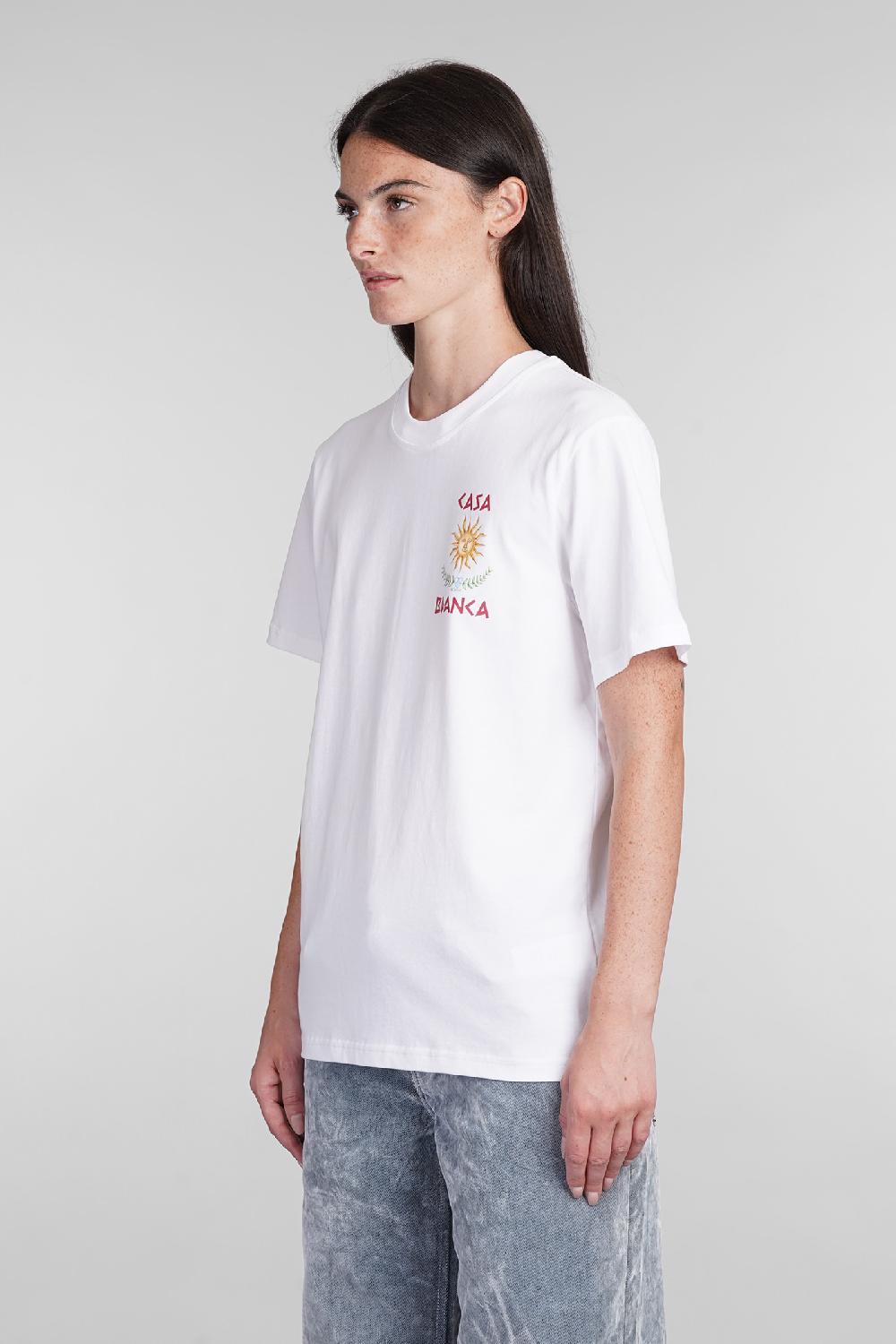 Deliberti Casablanca T-shirt in cotone bianco cod. 403116 - Deliberti The Luxury Shopping Fino Al -60%
