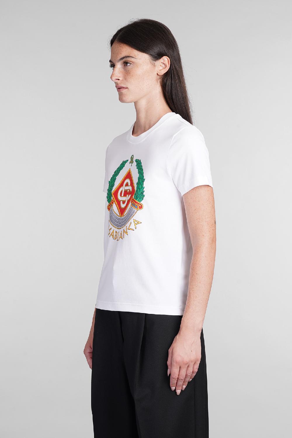Deliberti Casablanca T-shirt in cotone bianco cod. 403117 - Deliberti The Luxury Shopping Shopping Online
