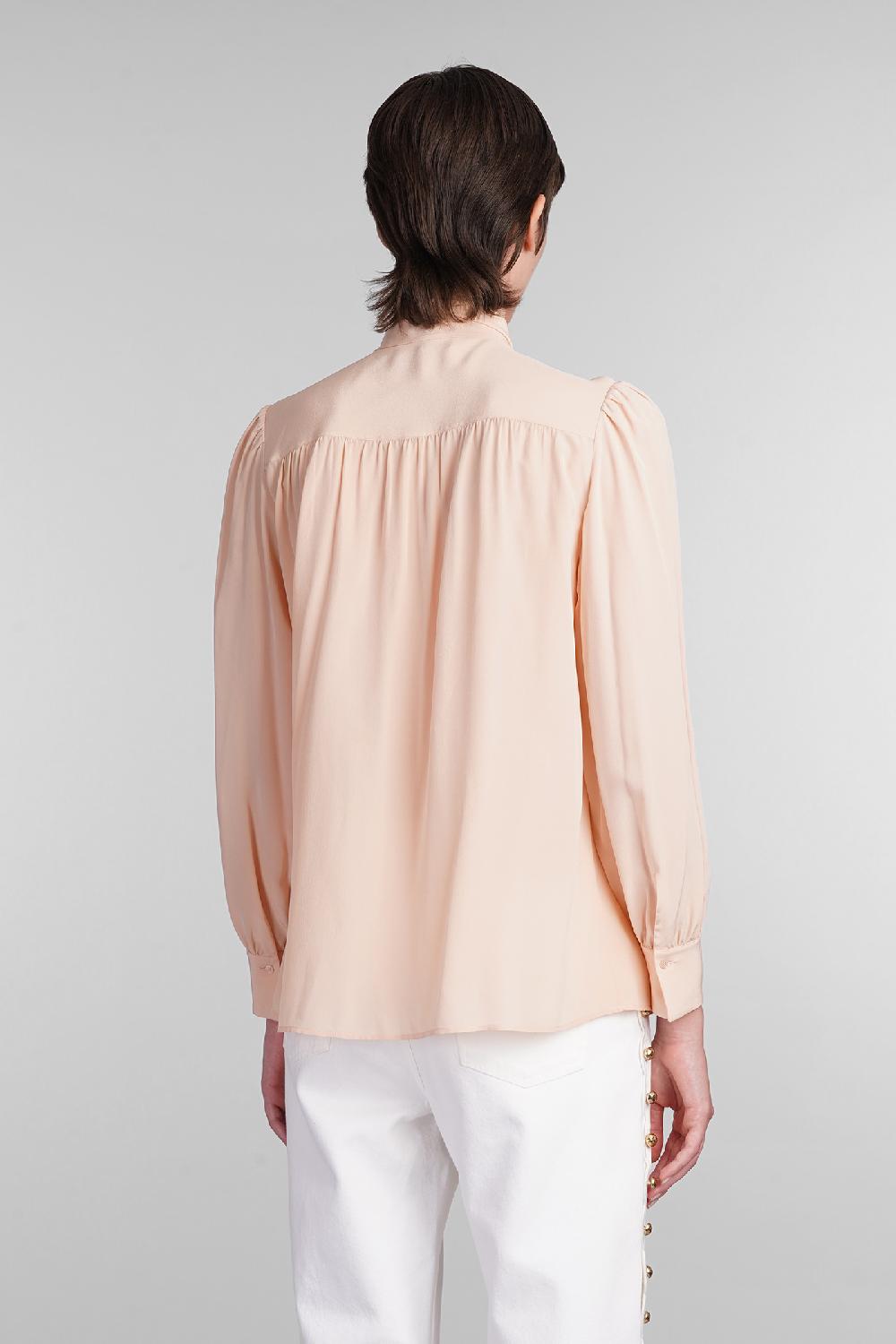 Deliberti Chloé Camicia in seta rosa cod. 404206 - Deliberti The Luxury Shopping Online