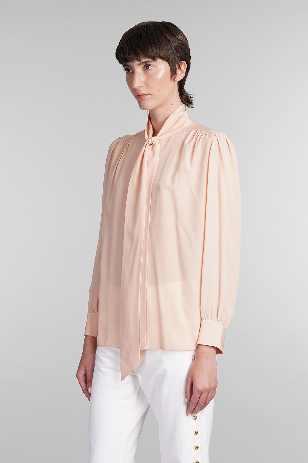 Deliberti Chloé Camicia in seta rosa cod. 404206 - Deliberti The Luxury Shopping Online