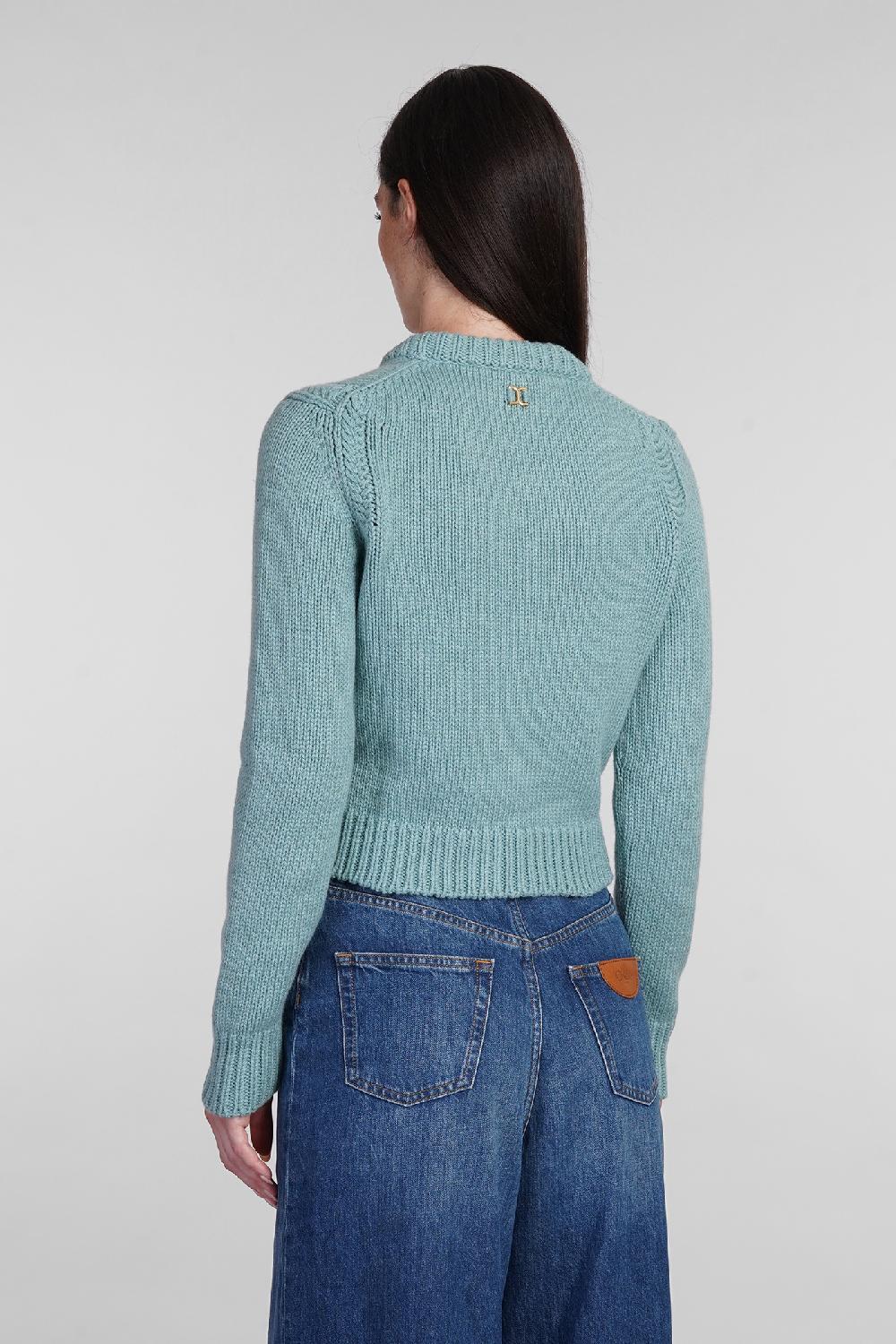 Deliberti Chloé Maglia in lana verde cod. 404208 - Deliberti The Luxury Shopping In Vendita