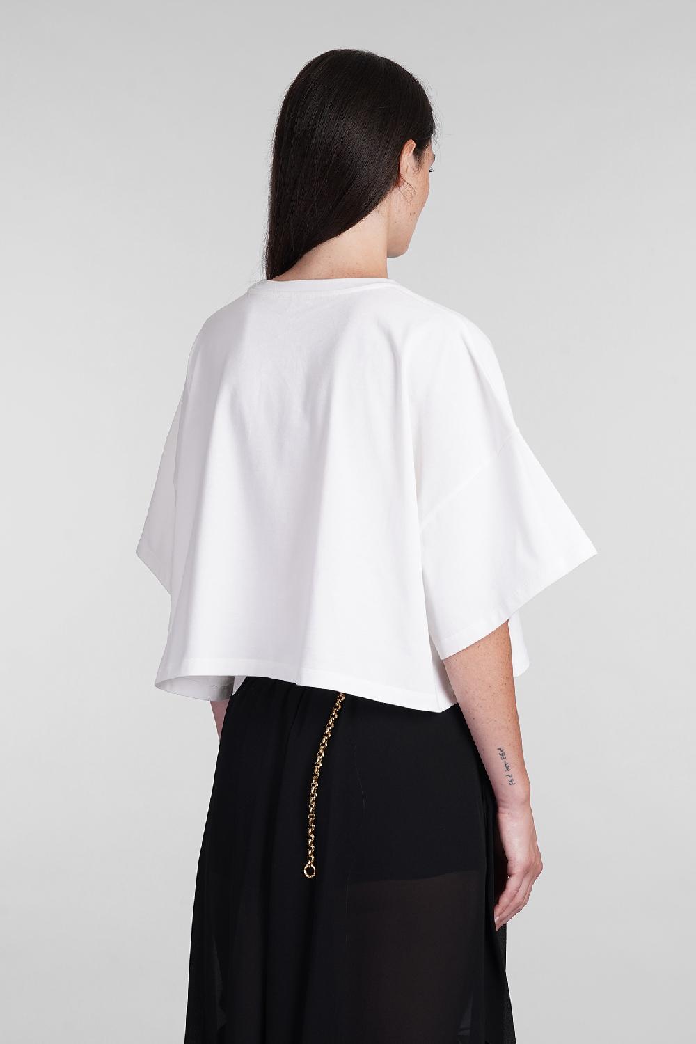 Deliberti Chloé T-shirt in cotone bianco cod. 404209 - Deliberti The Luxury Shopping Saldi