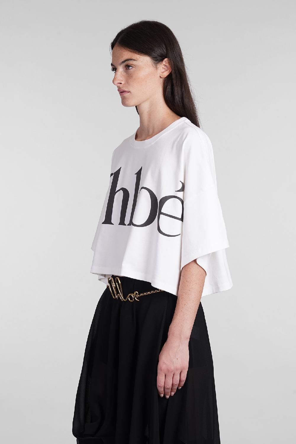 Deliberti Chloé T-shirt in cotone bianco cod. 404209 - Deliberti The Luxury Shopping Saldi