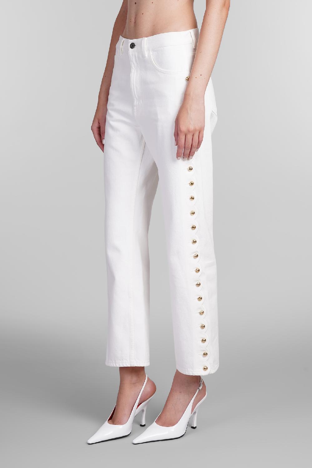 Deliberti Chloé Jeans in denim bianco cod. 404211 - Deliberti The Luxury Shopping Negozio