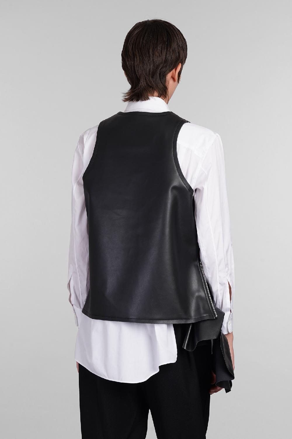 Deliberti Comme des Garcons Topwear in poliuretano nero cod. 406922 - Deliberti The Luxury Shopping Qualità