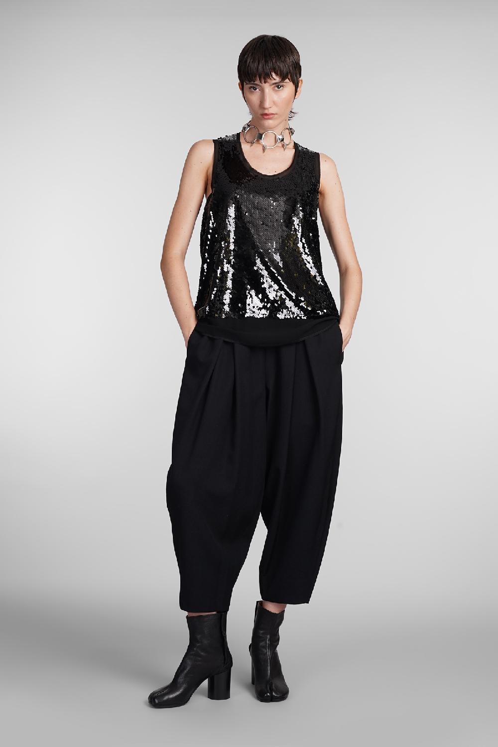 Deliberti Comme des Garcons Topwear in poliestere nero cod. 406923 - Deliberti The Luxury Shopping Vendita
