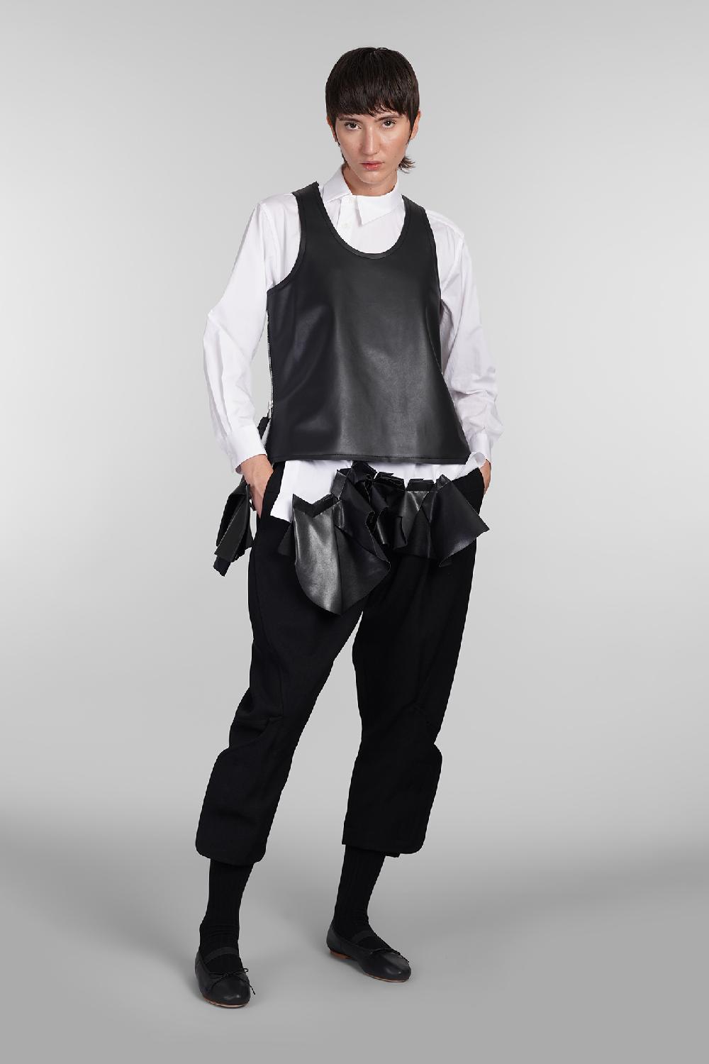 Deliberti Comme des Garcons Pantalone in lana nera cod. 406924 - Deliberti The Luxury Shopping Promozione