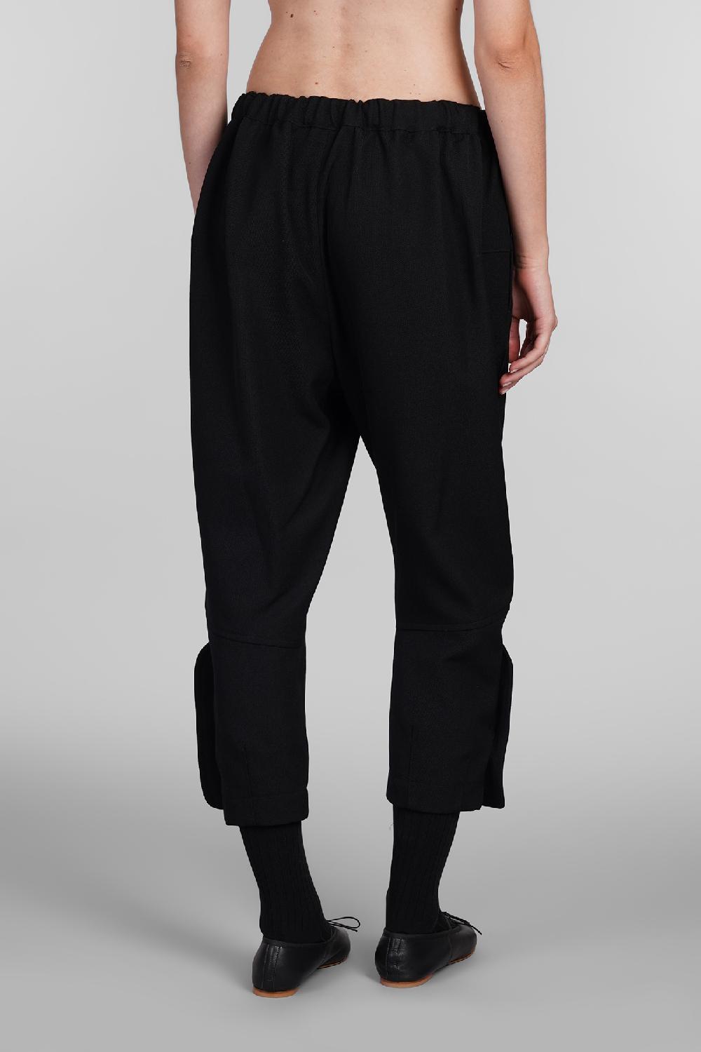 Deliberti Comme des Garcons Pantalone in lana nera cod. 406924 - Deliberti The Luxury Shopping Promozione
