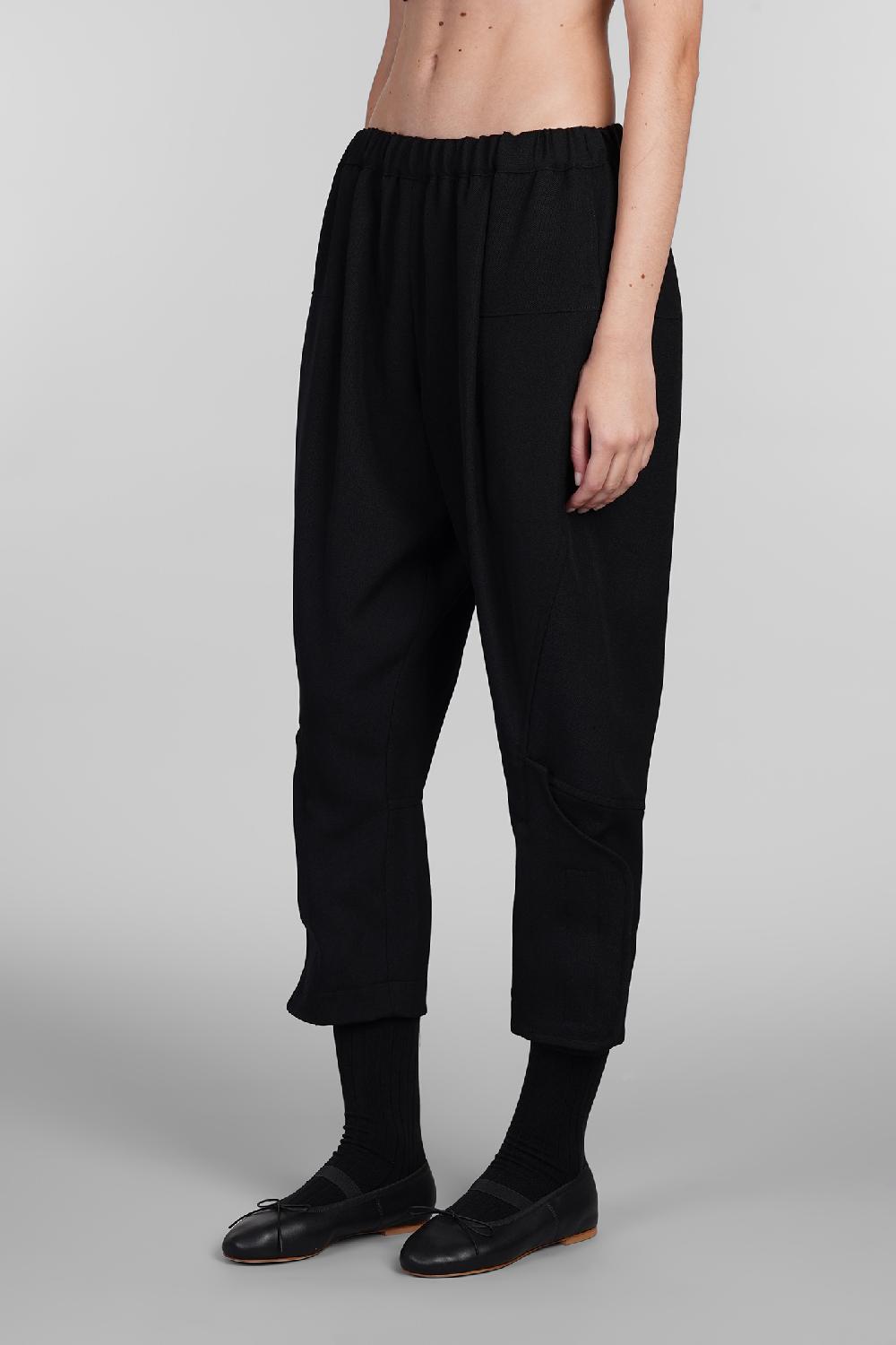 Deliberti Comme des Garcons Pantalone in lana nera cod. 406924 - Deliberti The Luxury Shopping Promozione