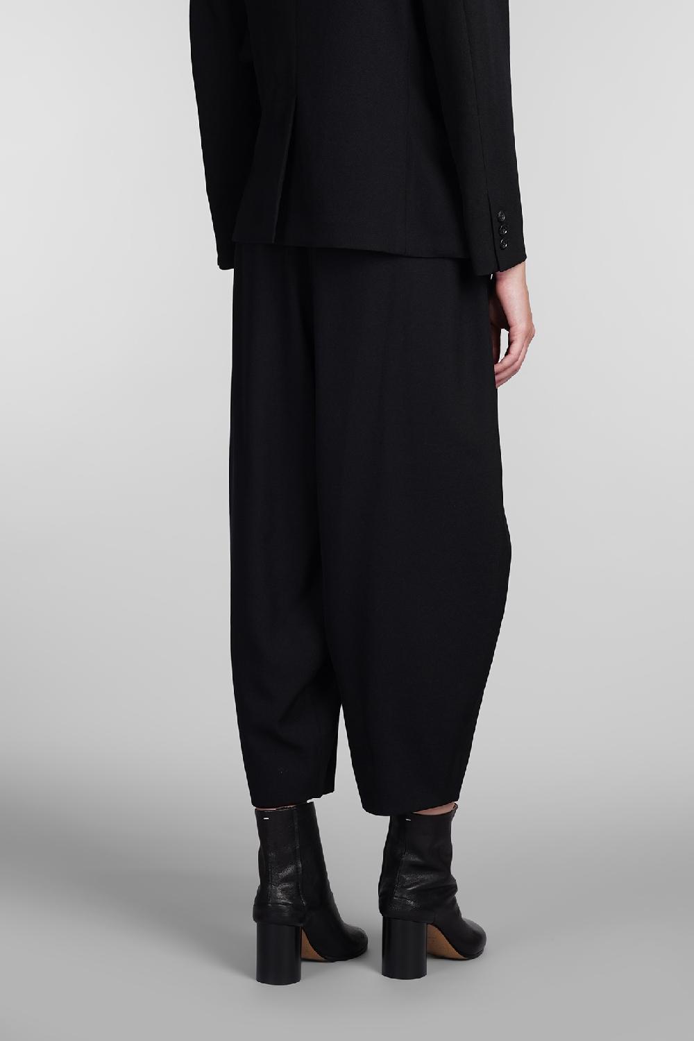 Deliberti Comme des Garcons Pantalone in lana nera cod. 406925 - Deliberti The Luxury Shopping Spedizione Gratuita