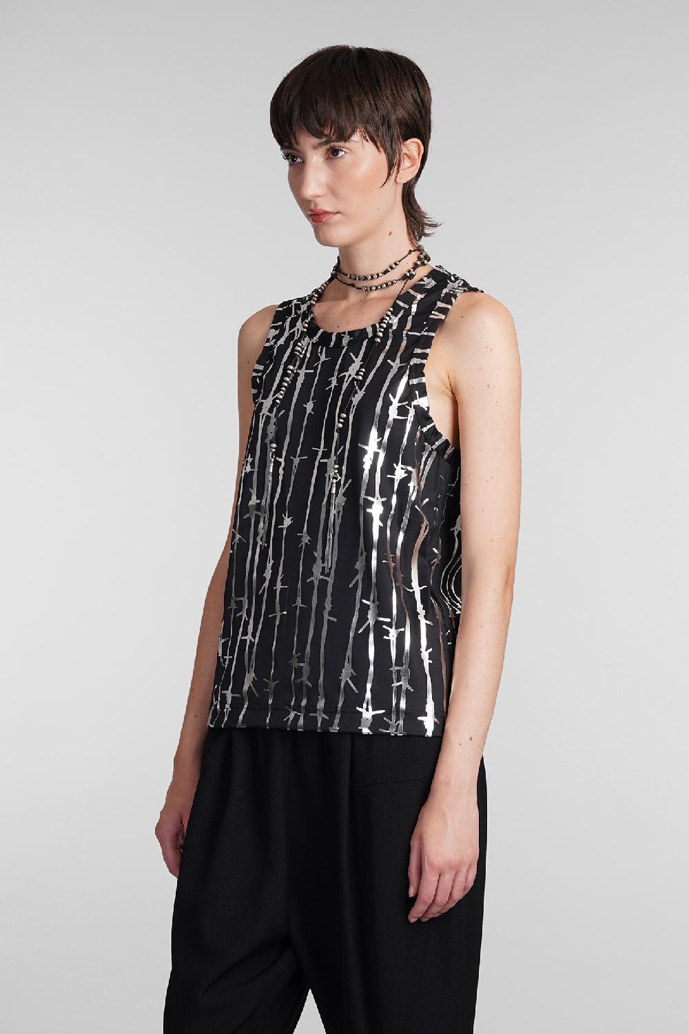 Deliberti Comme des Garcons Topwear in poliestere nero cod. 406927 - Deliberti The Luxury Shopping Soddisfazione Garantita
