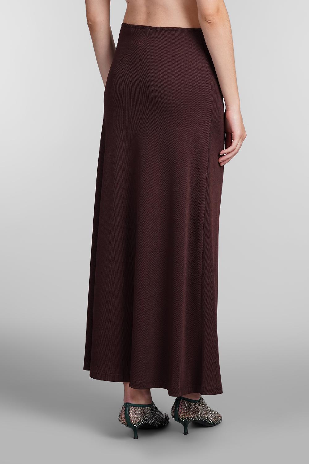 Deliberti Christopher Esber Gonna in poliestere bordeaux cod. 407680 - Deliberti The Luxury Shopping Fino Al -60%