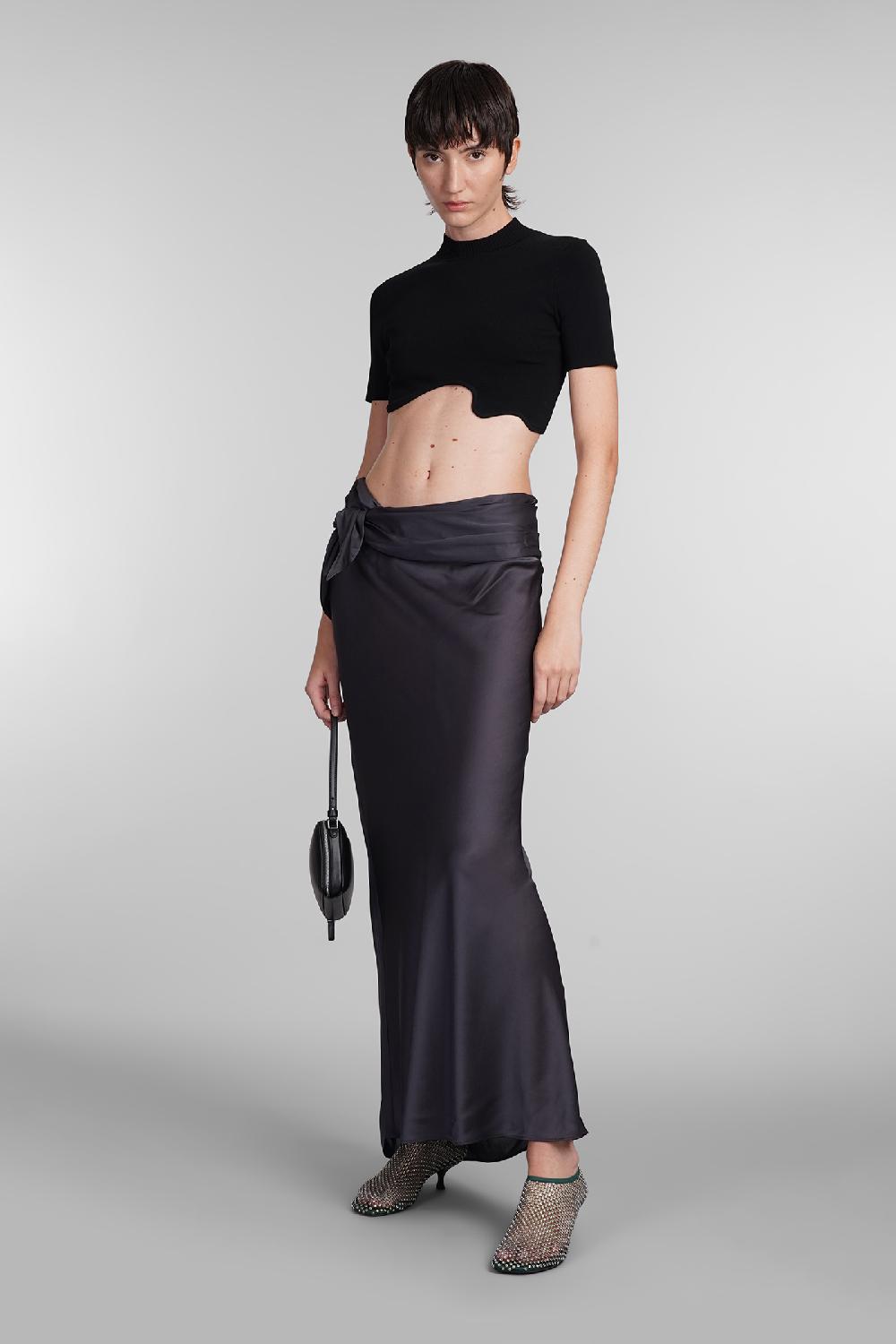 Deliberti Christopher Esber Gonna in seta grigia cod. 407682 - Deliberti The Luxury Shopping Affare Del Giorno
