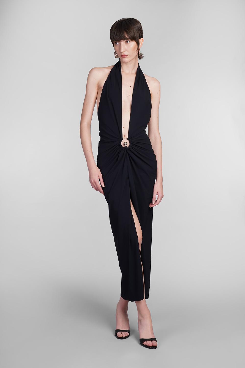 Deliberti Christopher Esber Abito in poliammide nera cod. 402354 - Deliberti The Luxury Shopping Sottocosto