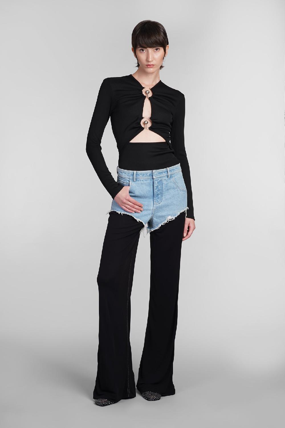 Deliberti Christopher Esber Topwear in poliestere nero cod. 402360 - Deliberti The Luxury Shopping Economico