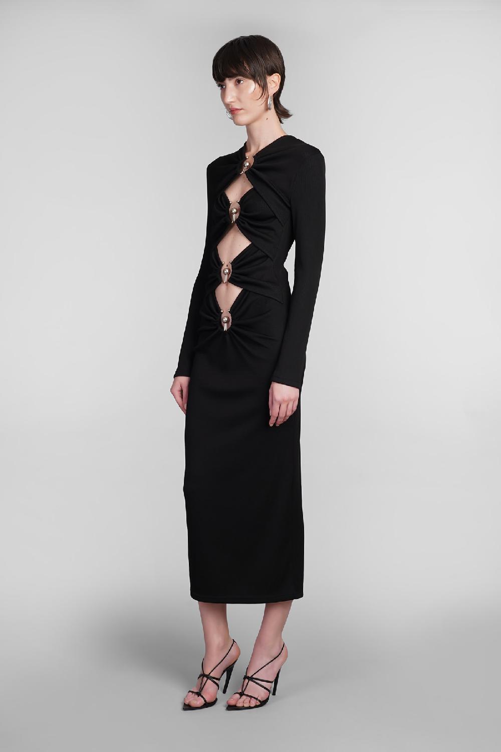 Deliberti Christopher Esber Abito in poliestere nero cod. 402361 - Deliberti The Luxury Shopping Online