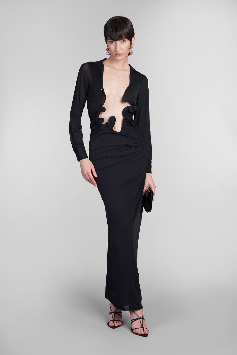 Deliberti Christopher Esber Abito in poliammide nera cod. 402364 - Deliberti The Luxury Shopping Saldi