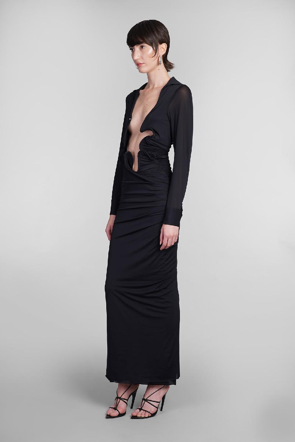Deliberti Christopher Esber Abito in poliammide nera cod. 402364 - Deliberti The Luxury Shopping Saldi