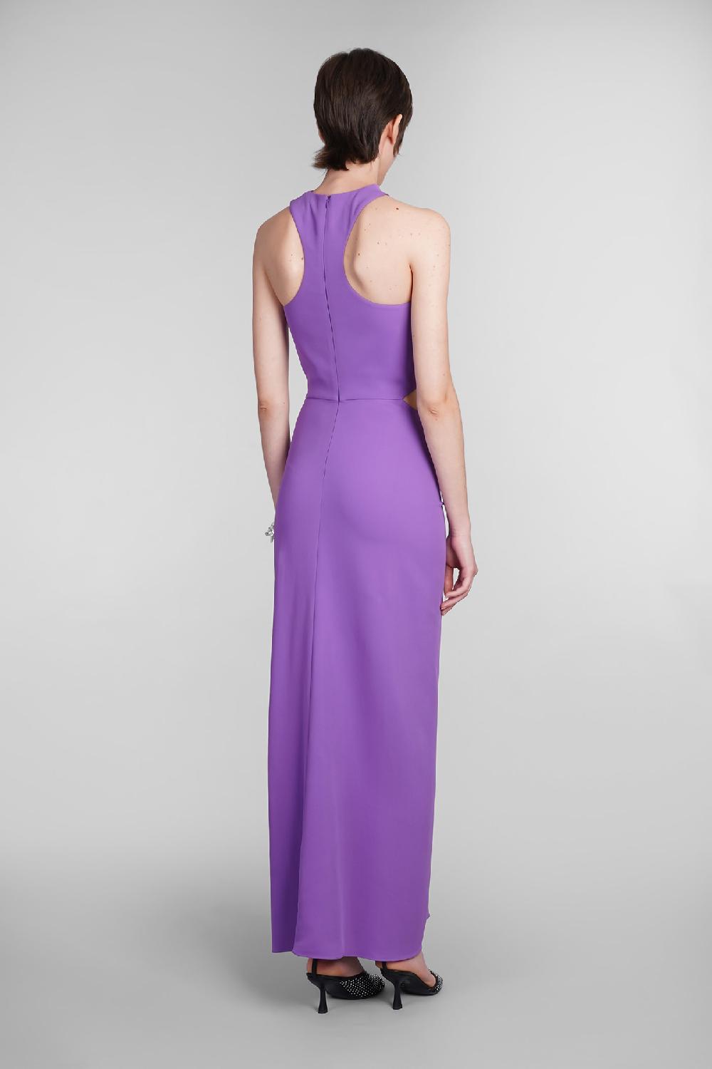 Deliberti Christopher Esber Abito in viscosa viola cod. 402368 - Deliberti The Luxury Shopping Italy