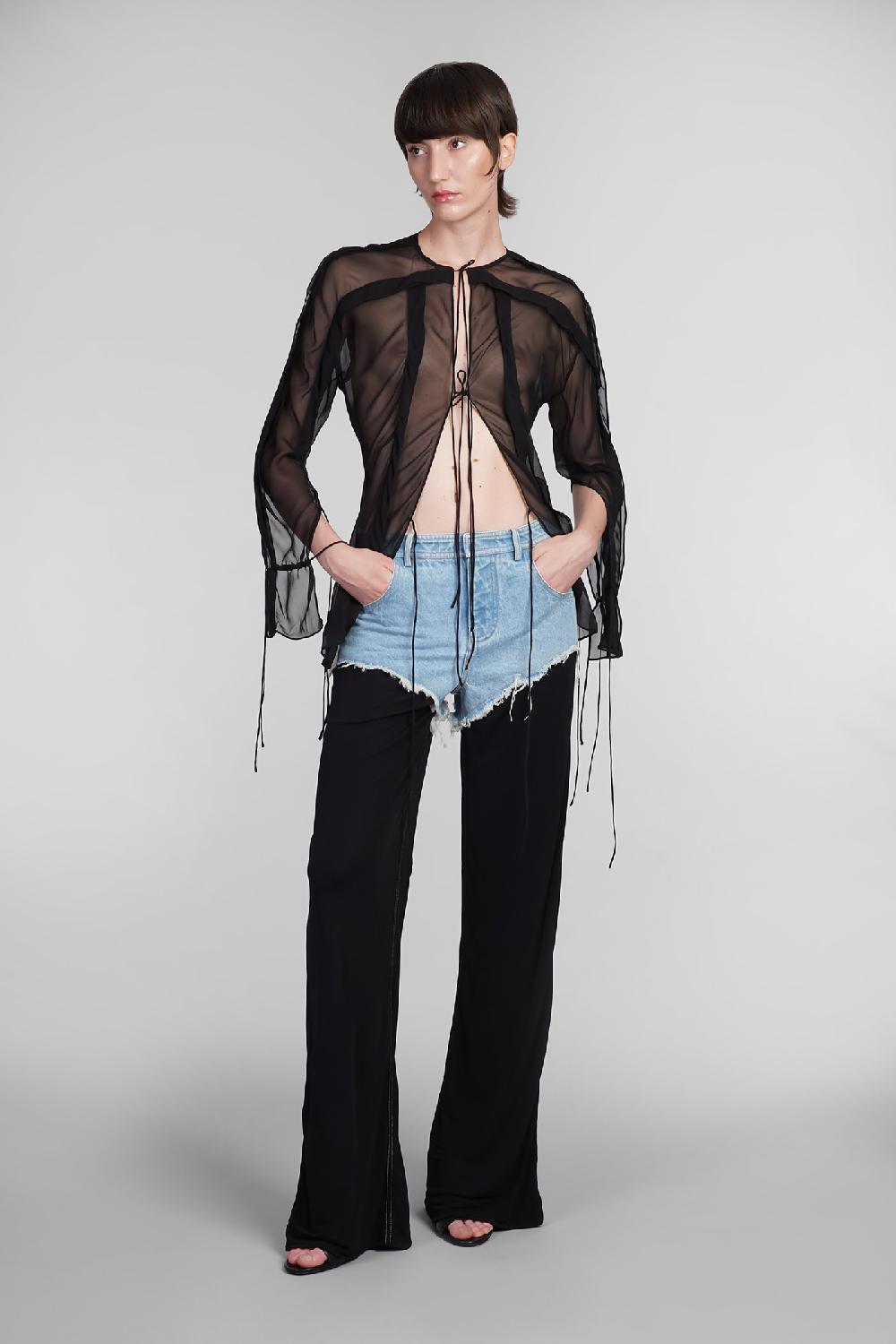 Deliberti Christopher Esber Jeans in cotone blu cod. 402372 - Deliberti The Luxury Shopping Saldi Di Fabbrica