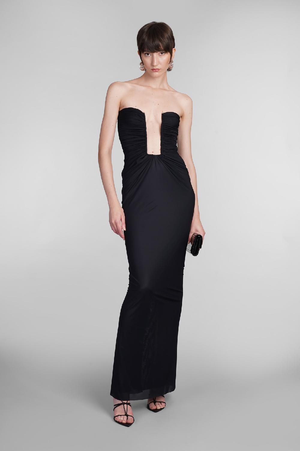 Deliberti Christopher Esber Abito in viscosa nera cod. 402376 - Deliberti The Luxury Shopping In Saldo