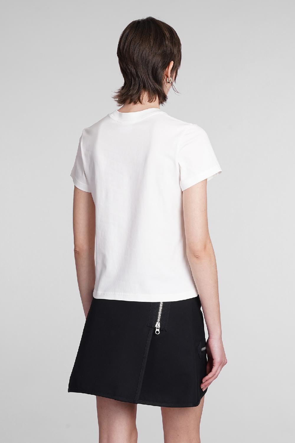 Deliberti Courreges T-shirt in cotone bianco cod. 398519 - Deliberti The Luxury Shopping Moda
