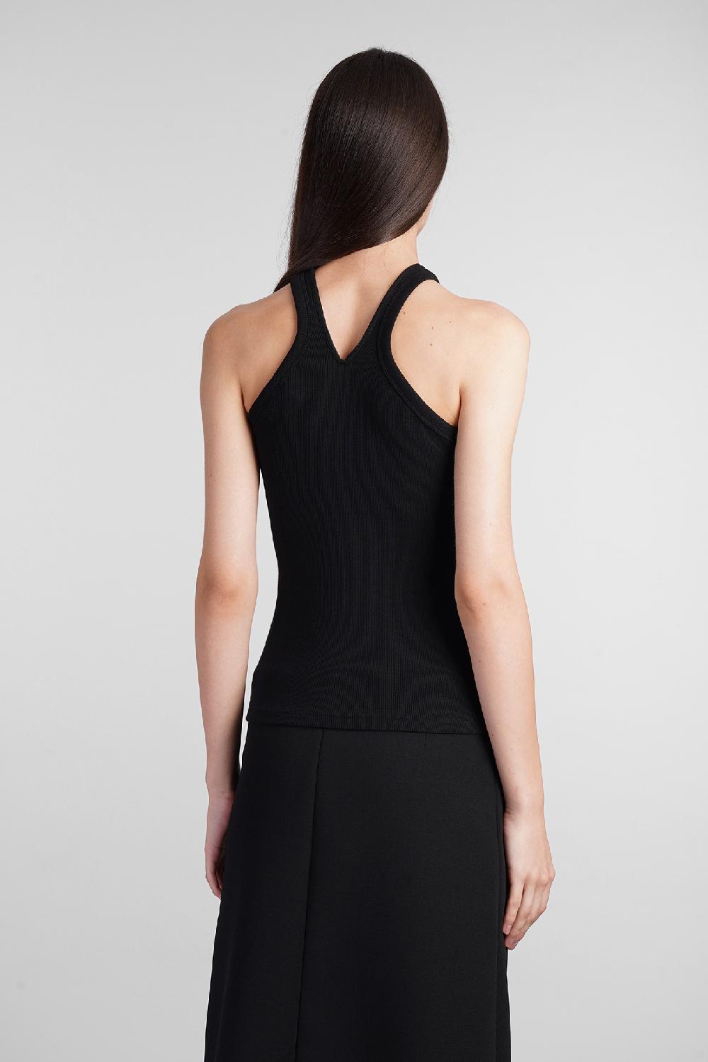 Deliberti Courreges Topwear in cotone nero cod. 408566 - Deliberti The Luxury Shopping Italy