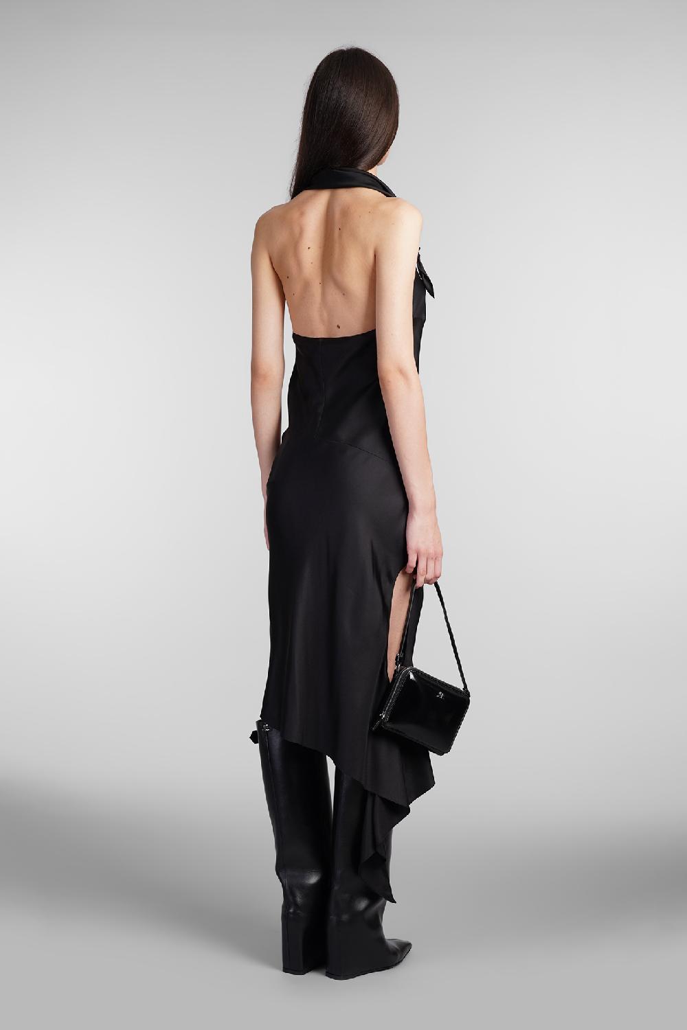 Deliberti Courreges Abito in seta nera cod. 409346 - Deliberti The Luxury Shopping Italia