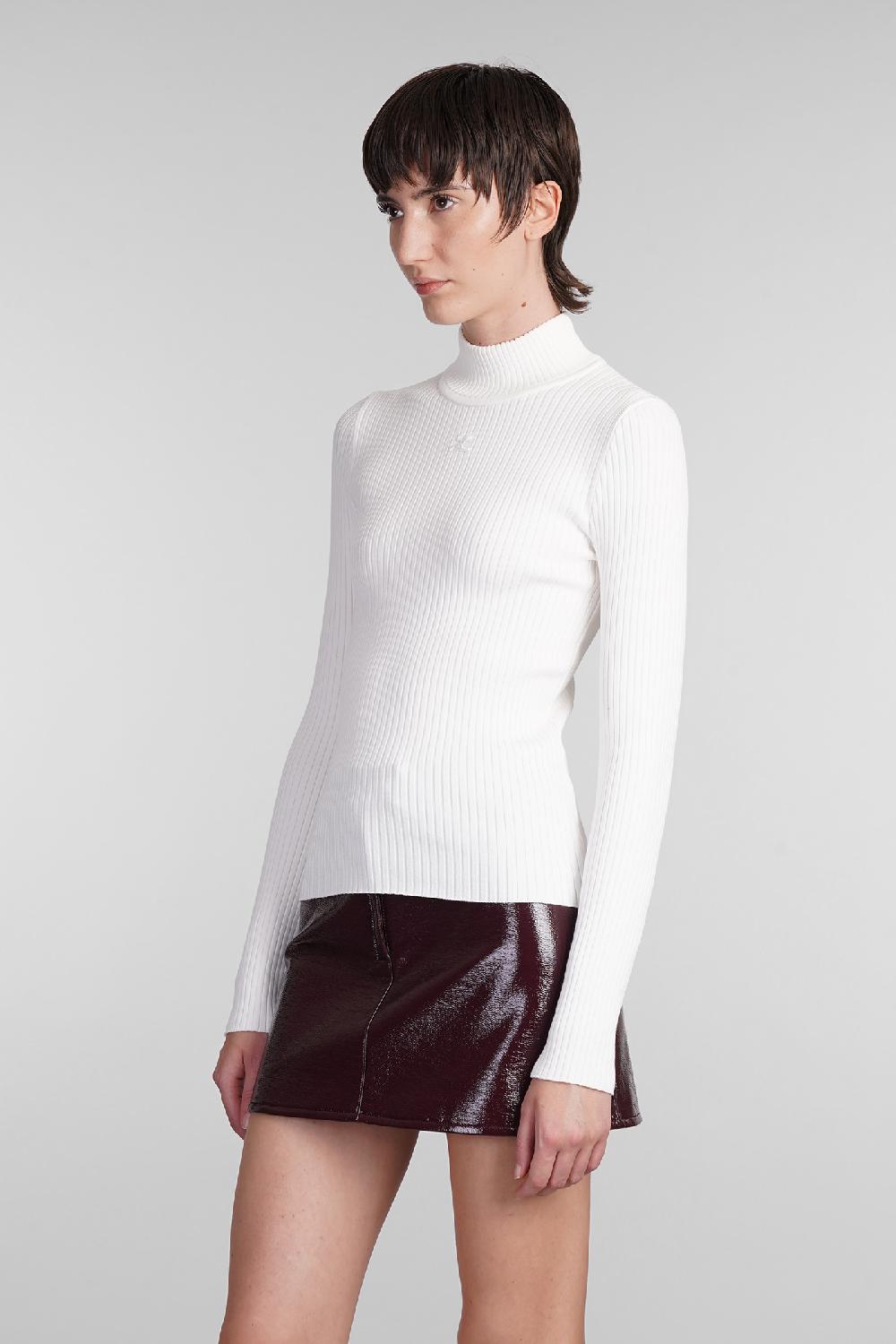 Deliberti Courreges Maglia in viscosa bianca cod. 408092 - Deliberti The Luxury Shopping Qualità