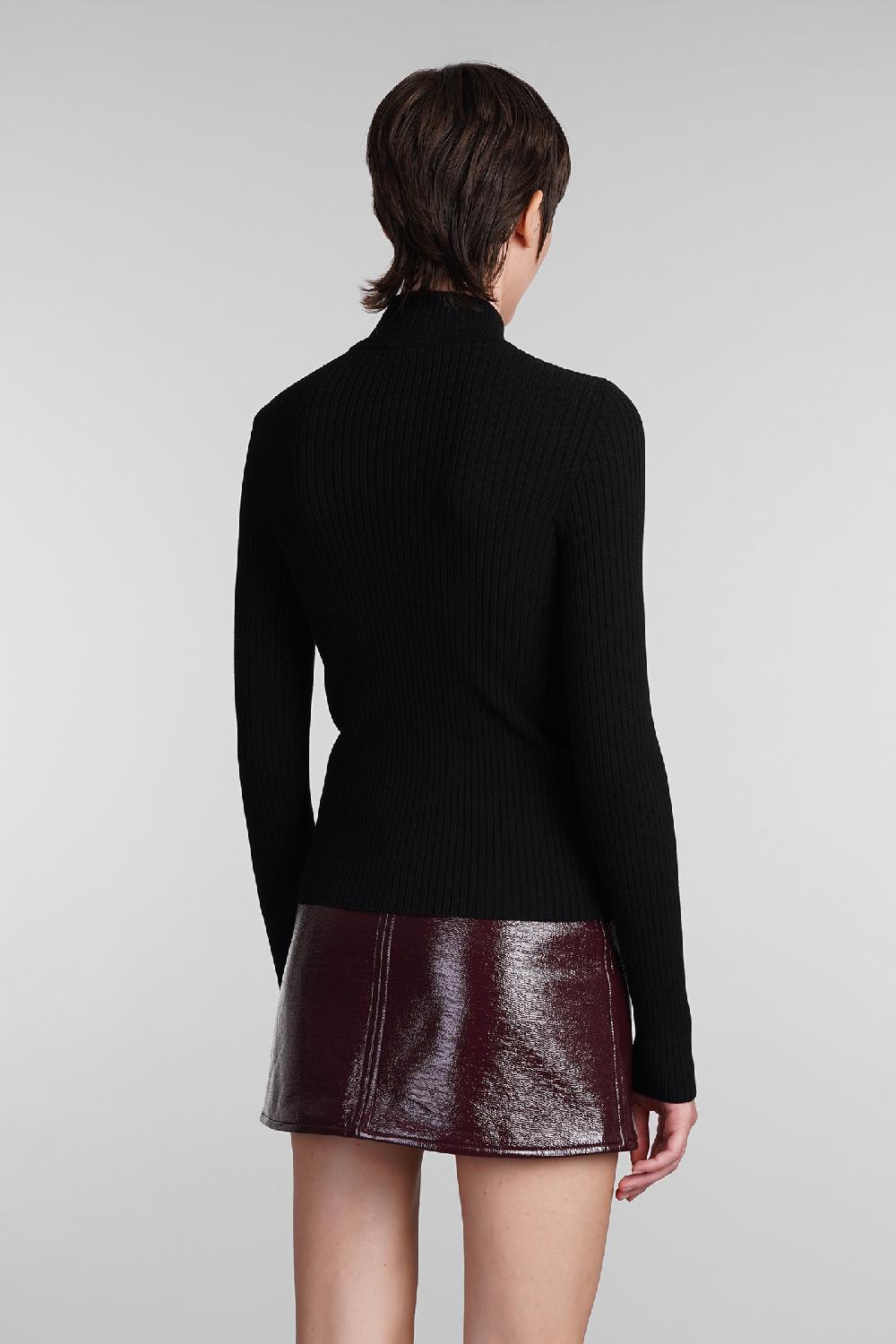 Deliberti Courreges Maglia in viscosa nera cod. 408094 - Deliberti The Luxury Shopping Promozione