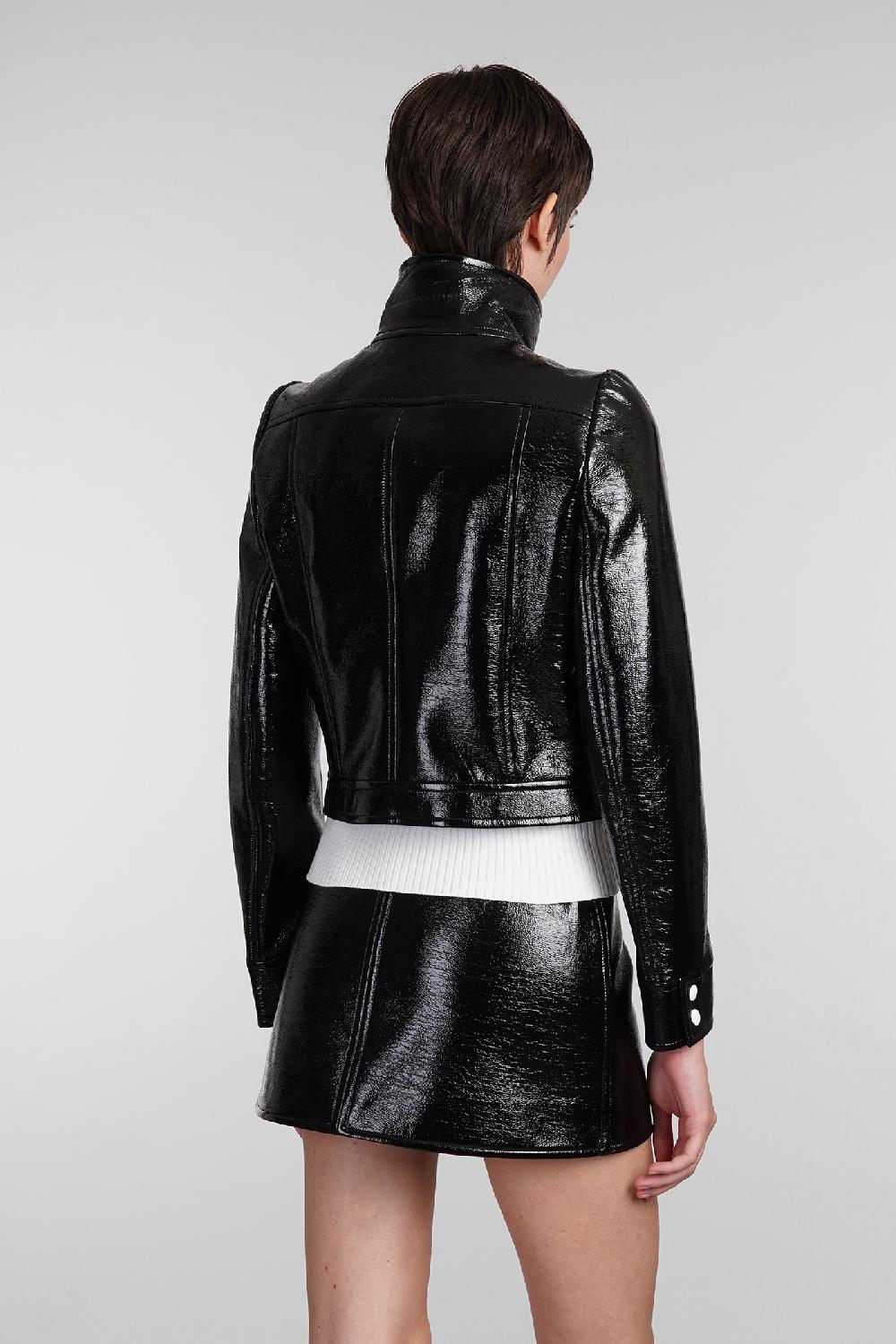 Deliberti Courreges Giacca casual in poliuretano nero cod. 408098 - Deliberti The Luxury Shopping Qualità Garantita