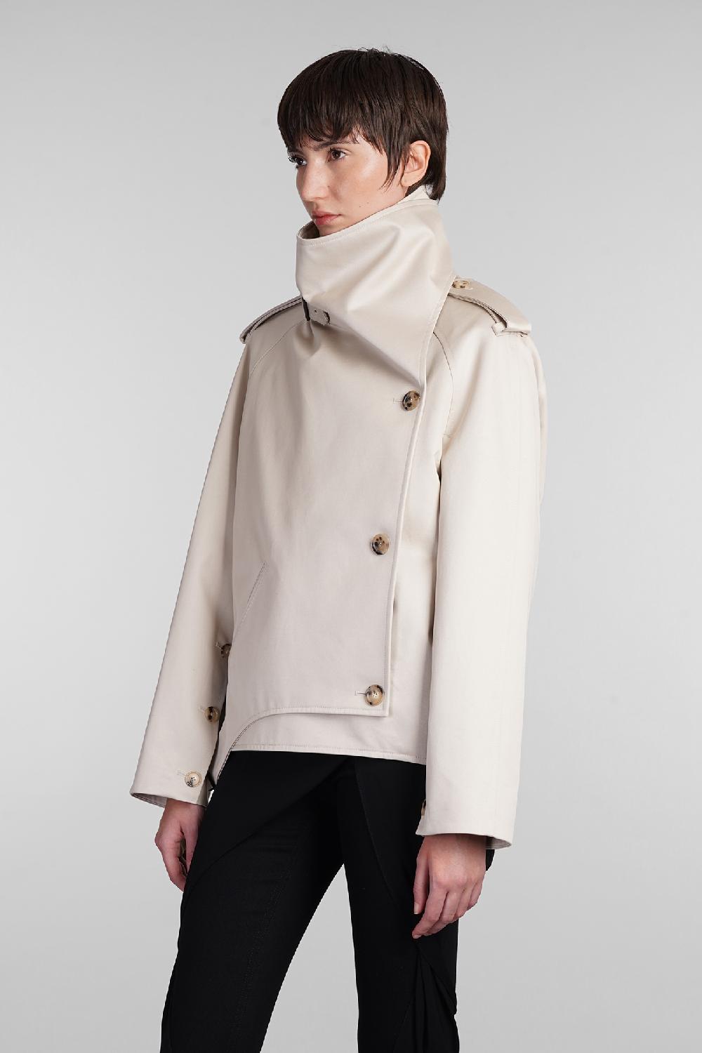 Deliberti Courreges Giacca casual in cotone beige cod. 408104 - Deliberti The Luxury Shopping Affare Del Giorno