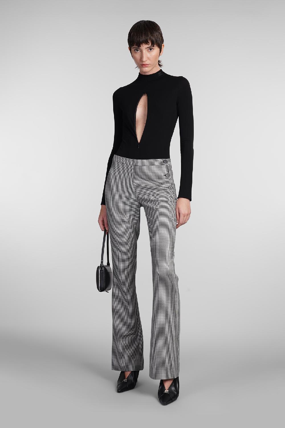 Deliberti Courreges Pantalone in poliestere nero cod. 408105 - Deliberti The Luxury Shopping Prezzo Ridotto