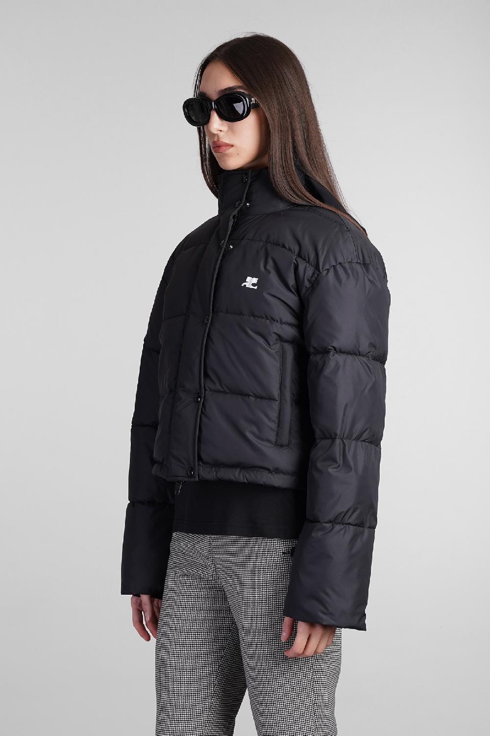 Deliberti Courreges Piumino in poliestere nero cod. 408116 - Deliberti The Luxury Shopping Novità