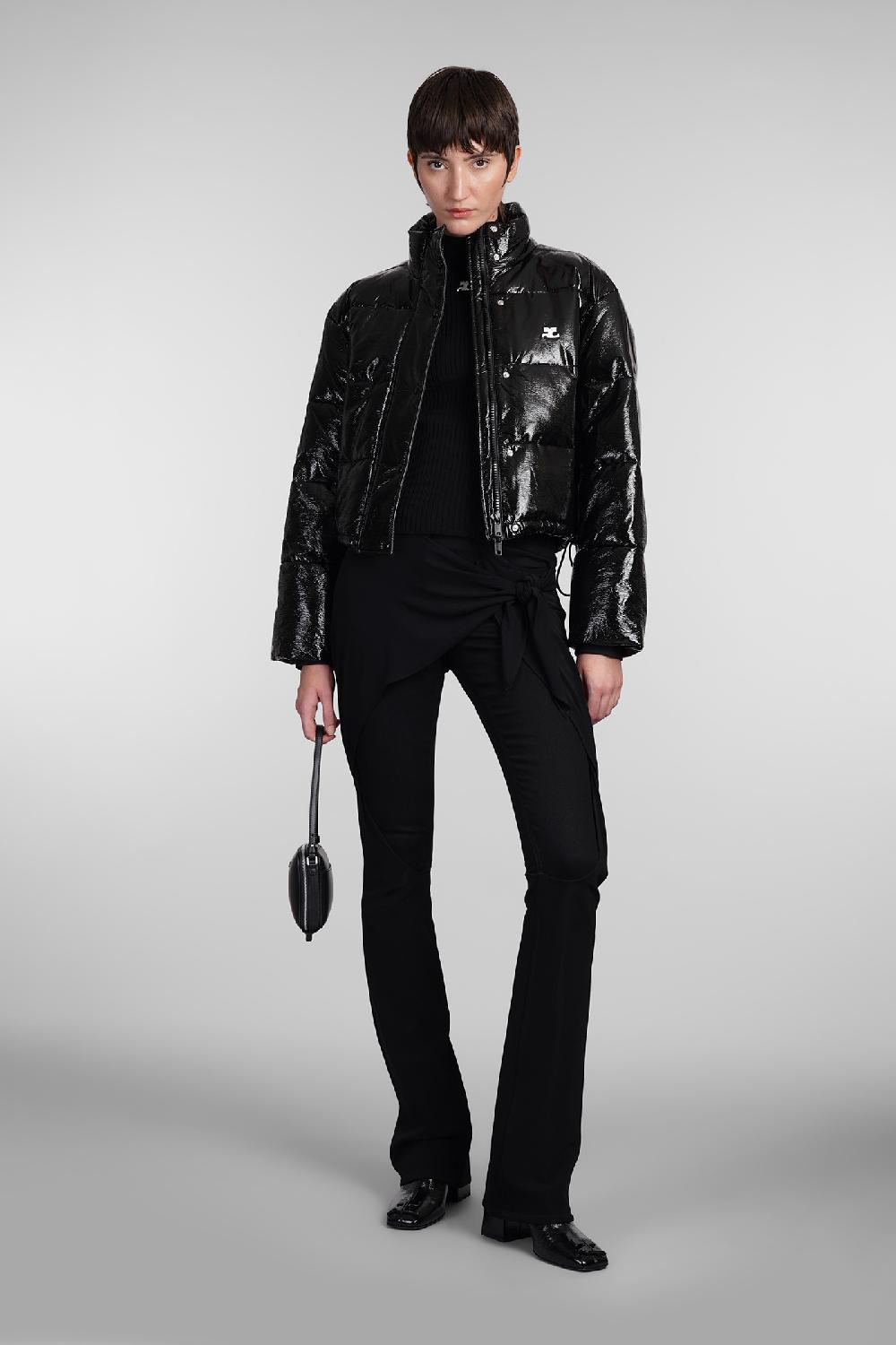 Deliberti Courreges Piumino in poliammide nera cod. 408117 - Deliberti The Luxury Shopping Presa
