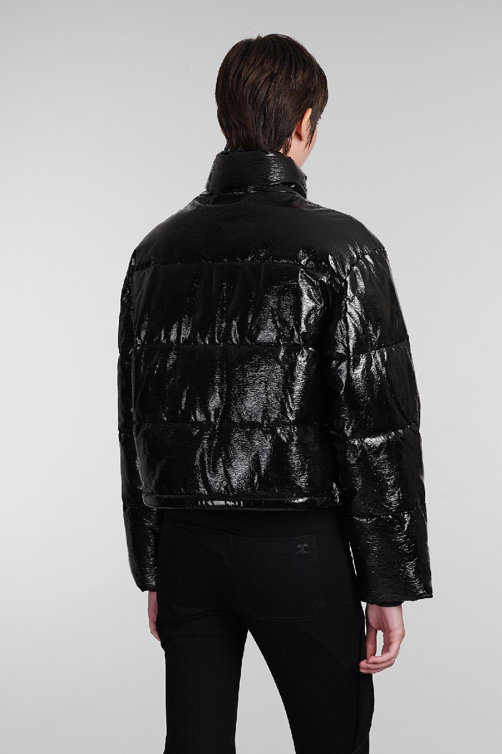 Deliberti Courreges Piumino in poliammide nera cod. 408117 - Deliberti The Luxury Shopping Presa