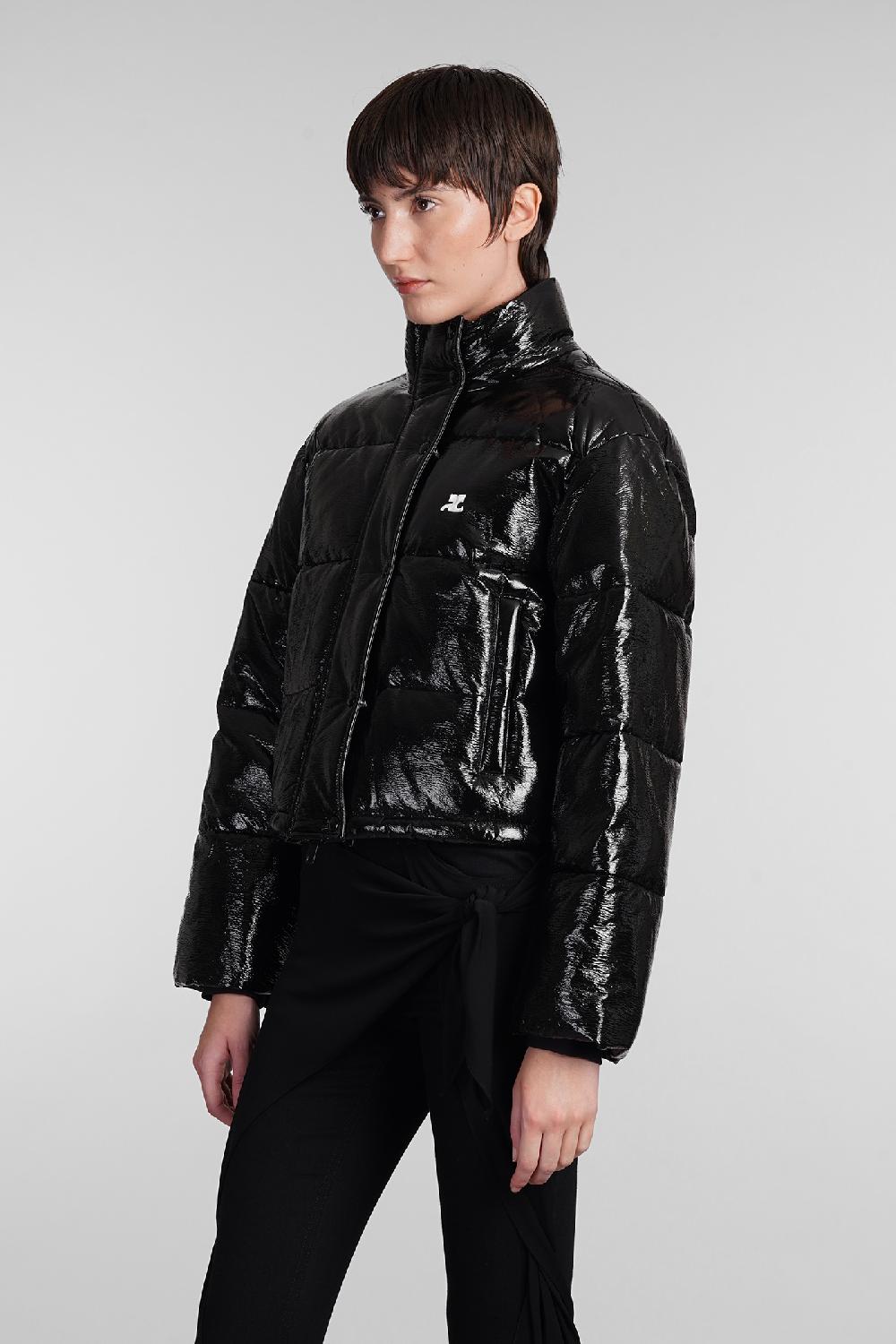 Deliberti Courreges Piumino in poliammide nera cod. 408117 - Deliberti The Luxury Shopping Presa