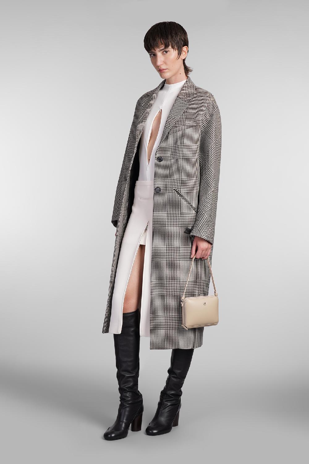 Deliberti Courreges Cappotto in lana beige cod. 408118 - Deliberti The Luxury Shopping Sconto