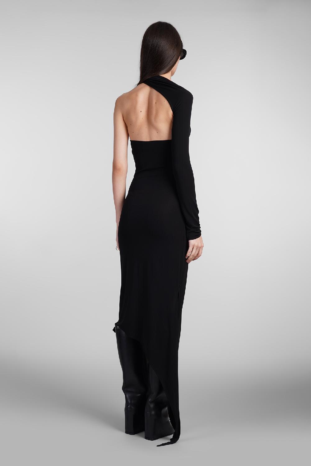 Deliberti Courreges Abito in viscosa nera cod. 408555 - Deliberti The Luxury Shopping In Vendita