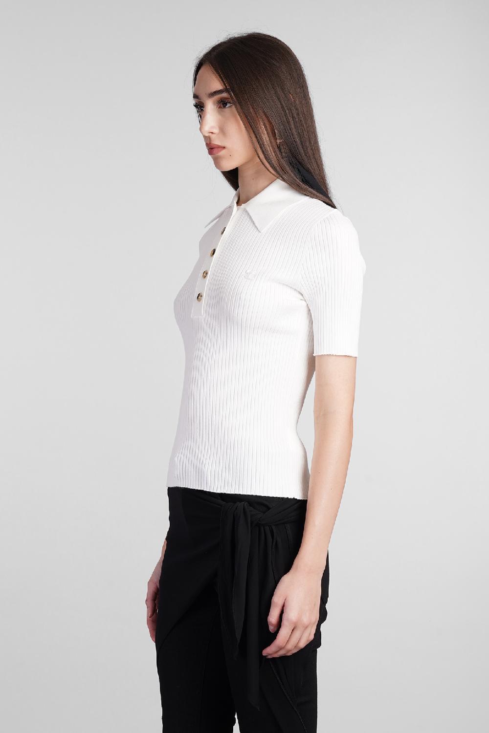 Deliberti Courreges Polo in viscosa beige cod. 408560 - Deliberti The Luxury Shopping Hotsell