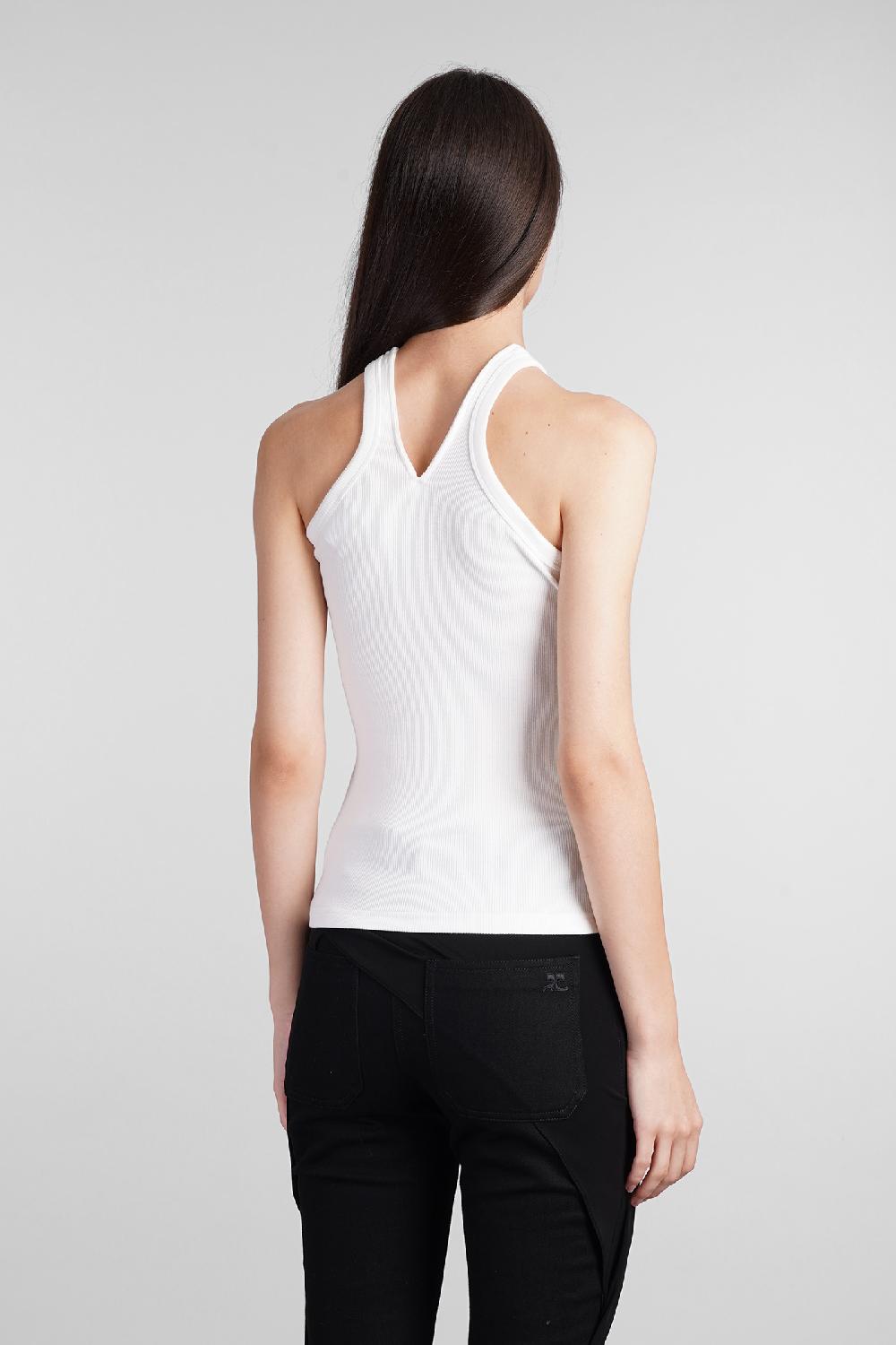 Deliberti Courreges Topwear in cotone bianco cod. 408565 - Deliberti The Luxury Shopping I Più Venduti