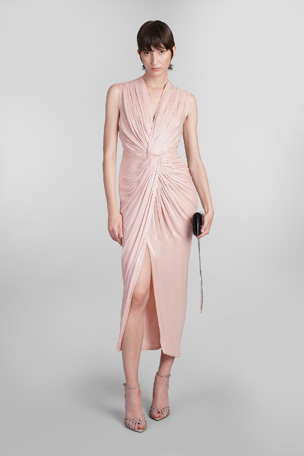 Deliberti Costarellos Abito franca in poliestere rosa cod. 401965 - Deliberti The Luxury Shopping Vendite Flash